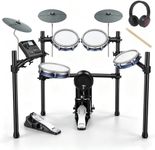 MOSEN Electric Drum Sets, Flagship Professional Electronic Drum Kit with 10" Triple-Zone Mesh Snare, 1200 Premium Sounds and Choke Cymbals for Studio Pro Drummers, MED-CPRO