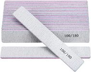 25 Pack 100/180 Grit Nail Files for