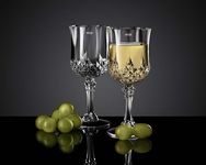 WQR Crystal Wine Glasses, 230 ML, Non-Lead Crystal Clear, Ideal for White or Red Wine Glass Set of (2)