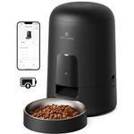 PETLIBRO Automatic Cat Feeder, 2.4 GHz Cat Feeder with App Control, Battery-Operated Cat Feeder for Dry Food, Cordless Biscuits Dispenser, Remote Feeding, up to 10 Meals per Day, for Cats and Dogs