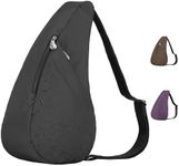 AmeriBag Healthy Back Bag Love My Life Microfiber Small (Black)