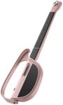 LiberLive C1 Stringless Smart Guitar, Foldable Travel Backing Guitarra, Chord Generator, App Interactive Chord Sheets, Built-in Drum Machine & Bassline for One-Man Band, For Adults & Teens (Pink)