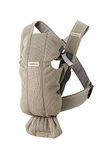 BabyBjörn Baby Carrier Mini, 3D Mesh, Grey beige