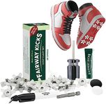 Fairway Kicks - DIY Golf Spikes - Golf Traction Kit for Sneakers - Great Gifting for Golfers and Athletes - Anti-Skid Spikes - Easy Replacement Golf Studs - 20 Pieces