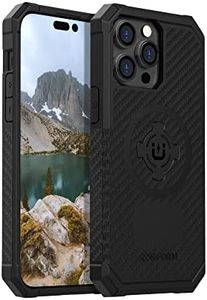 ROKFORM iPhone 14 Pro Max Case, Rugged Series, Dual Magnet + MagSafe Compatible, Cover with RokLock Twist Lock, Magnetic Protective Apple Gear, Drop Tested Armor (Black)