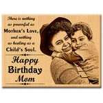 GFTBX Personalised Gift Ideas for Mom's Birthday (8x6in, Wood), Tabletop