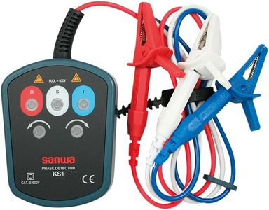 GuliTech Japan sanwa KS1/KS3 Three-Phase AC Phase Detector;Live Wire Checking/Firewire Identification/Missing Phase Judgment(KS1)