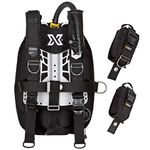 xdeep NX Zen Deluxe Scuba Diving BCD for Single Tank (Large Backplate, Aluminum - No Weight Pockets)