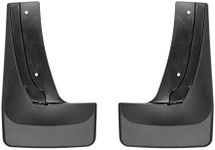 WeatherTech Custom No Drill Splash Guard MudFlaps for GMC Acadia - Rear Pair (120067), Black