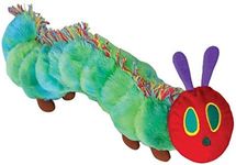 KIDS PREFERRED World of Eric Carle, The Very Hungry Caterpillar Butterfly Reversible Stuffed Animal Plush Toy, 16",Green