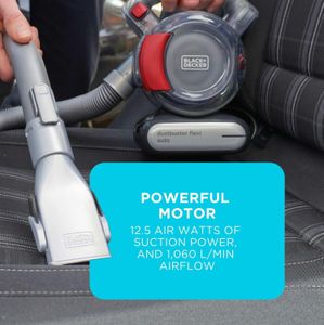 BLACK+DECKER Handheld Car Vacuum Cleaner – Portable Auto Cleaning