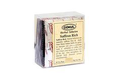 GOKUL SAFFRON RICH ENERGIZING HERBAL, DAILY VITALIZING TEA/ENERGIZING TEA (30 Grams x Pack of 3, 20 Enveloped Infusions Per Pack)