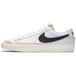 NIKE Men's Blazer Low '77 Sneaker, White/Black-Sail, 6 UK