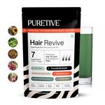 Puretive Hair Revive | Plant Based Biotin Powder | Promotes Healthy Hair and Fights Hair Fall | Promotes Hair Growth - 100% PURE, Non-GMO, Vegan | Superfood for Everday use | Just Mix & Sip | 100gms