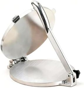 ChayWillow Manual Tortilla Press, 7.87 Inch Aluminum Dough Maker