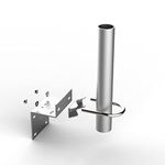 Antenna Mount for Outdoor, Upgraded 14 Inch Antenna Pole Mounting Bracket, 3MM Thicker Universal Pole Mount for Signal Booster/Outdoor Antennas with U-Bolts, 1.5" OD