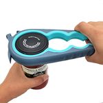 Jar Opener Bottle Opener and Can Opener for Weak hands, Seniors with Arthritis and Anyone with Low Strength, Mutil Jar Opener Get Lids Off Easily