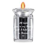 IFOLAINA Small Urn for Ashes Adult Cremation Ashes Urn Crystal Storage Box Keepsake Memorial Mini Cremation Urn for Pet or Human Ash