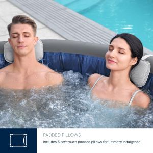 Lay-Z-Spa Santorini Pro Hot Tub – Inflatable 5-7 Person Spa