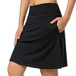 Women Skorts Skirts with Zipper Poc