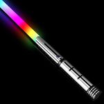 Pixel Lightsaber, Motion Control Pixel Lightsabers for Adults, Dueling Lightsaber with 20 Color& 16 Sound Fonts, Pixel Light Saber Sword for Cosplay Birthday Christmas Children's Day Gift