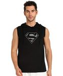 Rock Paper Scissors Printed Workout Hoodie Mens Vest Super Gym Vest Black