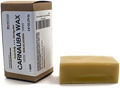 PremiumCraft 100% Carnauba Wax Bar - 3.1" x 1.8" x 1.2"