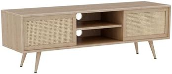 Theokleia TV Stand for 55 Inch TV, 