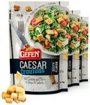 Gefen Zesty Flavoured Caesar Croutons 148g (Pack of 3) | Dairy Free, Perfect for Soups, Salads, Casseroles, and Your Frying Needs, Certified Kosher