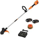 Worx WG183 40V 13" Cordless String Trimmer, Black and Orange