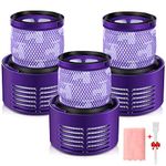 Filters for Dyson V10, morpilot 3 Pack Replacement Filters for Dyson V10 Cyclone Series, V10 Absolute, V10 Animal, V10 Total Clean, Replace Dyson Part # 969082-01.(3 Pack)