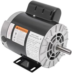 1/2HP Electric Motor 3450RPM General Purpose Single Phase Motor 115/230V 5/8" Shaft Diameter CCW