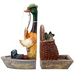Fishing Duck Bookends, Decorative B
