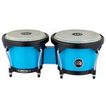 Meinl Percussion Bongos Hand Drum Set 6.5" and 7.5" with Synthetic Shells and Tuning Key — NOT Made in China — Journey Series, 2-Year Warranty (HB50GB)