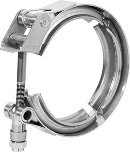 PALOZO 2 Inch Quick Release V Band Clamp, 2" Universal 304 Stainless Steel V-Band Bolt Clamp