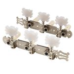 Musiclily Pro 3x3 Lyra Classical Guitar Tuners Tuning Machines Heads Pegs Keys, Nickel