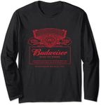 Budweiser Can Label Long Sleeve Shi