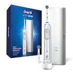 Oral-B Smart Limited Electric Toothbrush, White, Rechargeable Power Toothbrush with 2 Brush Heads and Travel Case