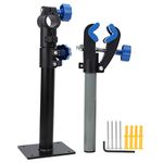 Dilwe Bike Wall Mount Rack,Portable Bike Rack Storage Rack Adjustable 360-degree Rotating Clip Bicycle Maintenance Rack Workstand Bike Repair Stand Riding