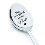 Boston Creative Company LLC You're Going to Be A Daddy Spoon- Pregnancy Reveal Spoon- Fun Announcement Ideas-Husband Gift Idea-Dads Gift