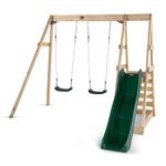 Plum Tamarin Wooden Swing and Slide Playcentre, 27501BA72