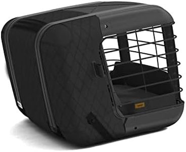 4pets Caree Black Series | Crash-Tested Dog & Cat Car Seat Carrier | Box Only | TUV Certified | ISOFIX/Seat Belt Compatible | Fits Car, SUV & Truck | Up to 33 lbs | Soft Washable Cushion