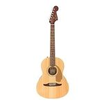 Fender Sonoran Mini Acoustic Guitar, with 2-Year Warranty, Natural, Rosewood Fingerboard, with Gig Bag