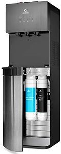 Avalon A5BLK Self Cleaning Bottleless Water Cooler Dispenser, UL, NSF certified Filters, Black Stainless Steel, full size