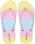 Ataiwee Girl's Flip Flops, Little/B