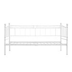 Panana 3FT Metal Daybed Guest Bed Trundle Bed For Guest Room Children Bedroom (White Daybed)