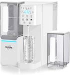 Vortex Air - H2 Oasis Reverse Osmosis Water Filtration System, Countertop RO Instant Hot & Cold Water Dispenser, Water Purifier Machine, Mineral Infusion, Alkaline RO System (White)