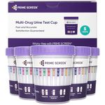 Safe Life Urine Drug Test Cup 18 Panel Kit (AMP,BAR,BUP,BZO,COC,mAMP,MDMA,MOP,MTD,OXY,PCP,TCA,THC, ETG, FTY, KRA, K2,TRA100) -[5 Pack]-CDOA-S1185EFTKK