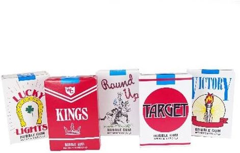 WORLD'S Cigarette Bubble Gum (24 count)