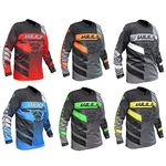 Wulfsport 2022 Adult Matrix Motorbike Sport Motorcycle Motorcross Racing Shirts - Blue XXL